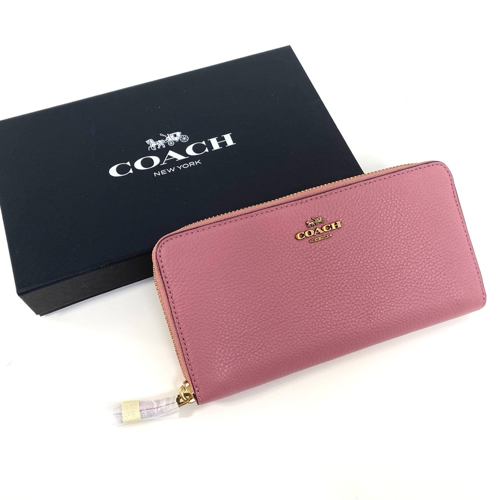 Coach accordion zip wallet